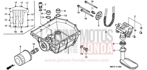 POMPE A HUILE XL1000V2 de 2002